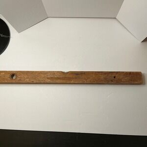 Vintage Wood Level Tool Handyman Carpenter Decor Antique Collectible‎